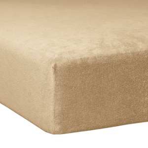 TRAUMSCHLAF, TRAUMSCHLAF Spannbettlaken »Flausch Frottee«, (1 St.), flauschig weich, elastisch und anschmiegsam, 