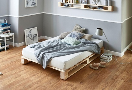 ATLANTIC HOME COLLECTION, ATLANTIC home collection Palettenbett, 