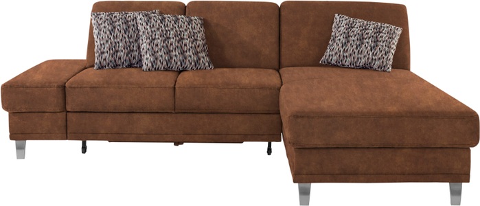 sit&more Ecksofa »Clio V«, wahlweise mit Bettfunktion oder Vorziehsitz und Bettkasten, Inklusive Federkern