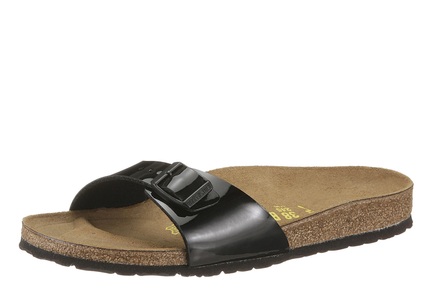 Birkenstock, Pantolette Madrid Birkenstock schwarz Größe: 43, Pantolette Madrid Birkenstock schwarz Größe: 43