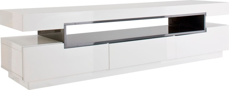 Mca furniture, MCA furniture Lowboard »Laura«, weiss Hochglanz mit 3 Schubladen, MCA furniture Lowboard »Laura«, weiss Hochglanz mit 3 Schubladen