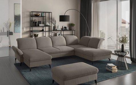 sit&more Wohnlandschaft, Wahlweise mit Bett-, Kopfteil - und Armlehnfunktion, sowie Bettkasten