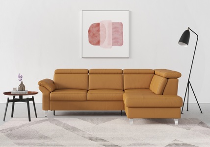 sit&more Ecksofa, inklusive Kopfteilverstellung und Federkern