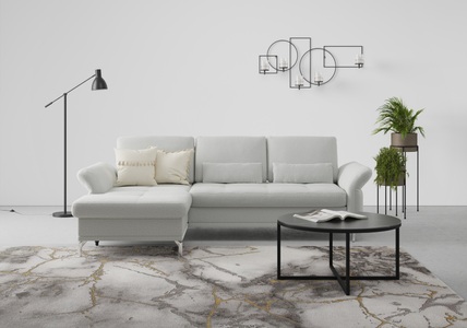 INOSIGN, INOSIGN Ecksofa »Palm Beach«, Federkern, mit Sitztiefenverstellung, wahlweise mit Bettfunktion, Bettkasten und Armteilverstellung, INOSIGN Ecksofa »Palm Beach L-Form«, Federkern, mit Sitztiefenverstellung, wahlweise mit Bettfunktion
