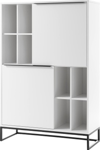 Mca furniture, Mca Furniture - Bücherregal - Weiss und Schwarz, MCA furniture Highboard »Lille«, Breite ca. 100 cm