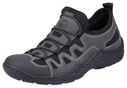 Rieker, Rieker Slip-On Sneaker, mit feiner Ziernaht, 