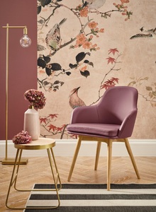 PREMIUM COLLECTION BY HOME AFFAIRE, Premium collection by Home affaire Armlehnstuhl »Livry«, (Set), 2 St., NaturLEDER®, Polsterstuhl, Schalenstuhl, 