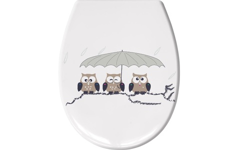 Kleine Wolke, Kleine Wolke Kleine Wolke Toilettensitz, Kleine Wolke WC-Sitz »Eulen«