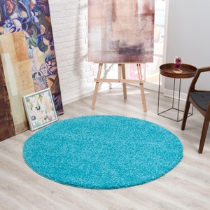 Sanat Hochflor-Teppich »LOCA«, rund, 30 mm Höhe, Wohnzimmer, Langflor, Shaggy, Schlafzimmer