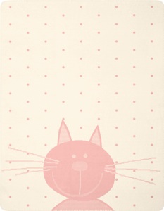 biederlack, Biederlack Babydecke Kitty, BIEDERLACK Babydecke »Kitty«, mit süsser Katze, Kuscheldecke