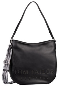 Tom Tailor, Hobo Bag Damen Black ONE SIZE, 