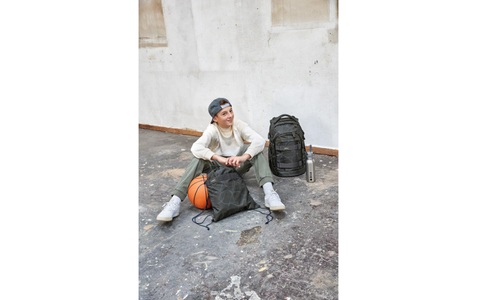 Lässig, LÄSSIG Schulranzen Origin Bold Edges grey, LÄSSIG Rucksack »Bold Edges Grey 30«