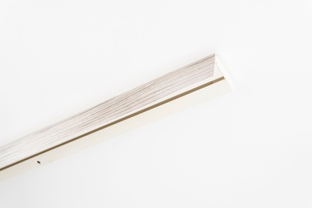 GARESA, GARESA Gardinenschiene »Kunststoffschiene mit Blende«, 1 läufig-läufig, Wunschmasslänge, Deckenmontage, verlängerbar, einfache Montage, schlicht, GARESA Gardinenschiene »Kunststoffschiene mit Blende«, 1 läufig-läufig, Wunschmasslänge, Deckenmontage, verlängerbar, einfache Montage, schlicht