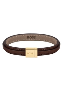 Boss, BOSS Lederarmband »GROVER, 1580328M, 1580329M«, BOSS Armband »Schmuck Edelstahl Armschmuck Lederarmband GROVER«