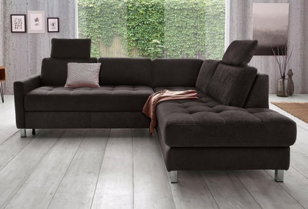 SIT&MORE, sit&more Ecksofa, sit&more Ecksofa »Pablo L-Form«, wahlweise mit Bettfunktion
