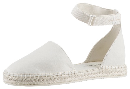 CALVIN KLEIN JEANS, Calvin Klein Jeans Espadrille »EMMA 5C *I«, Strandschuh, Sommerschuhe, Sandale mit Klettriemchen und Juteabsatz, Calvin Klein Jeans Espadrille »EMMA 5C *I«, Strandschuh, Sommerschuhe, Sandale mit Klettriemchen und Juteabsatz