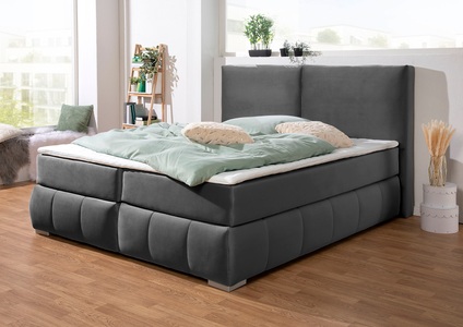 Guido Maria Kretschmer Home&Living Boxspringbett »Wehma«, inkl. Topper in 3 verschiedenen Matratzen, auch in Samtstoff