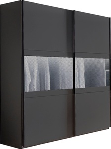 MID.YOU, MID.YOU Schwebetürenschrank in graphitfarben, grau , Alicante , Glas, Holzwerkstoff , 2 Fächer , 200x216x65 cm , Dekorfolie,Dekorfolie,Nachbildung,Nachbildung , umfangreiches Zubehör erhältlich, In verschiedenen Grössen erhältlich, in verschied, MID.YOU Schwebetürenschrank in graphitfarben, grau , Alicante , Glas, Holzwerkstoff , 2 Fächer , 200x216x65 cm , Dekorfolie,Dekorfolie,Nachbildung,Nachbildung , umfangreiches Zubehör erhältlich, In verschiedenen Grössen erhältlich, in verschied