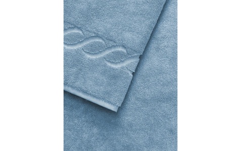 CF by Christian Fischbacher, CF by Christian Fischbacher CF by, Christian Fischbacher - Handtuch ROMANCE - blau - Baumwolle - 50/100 cm