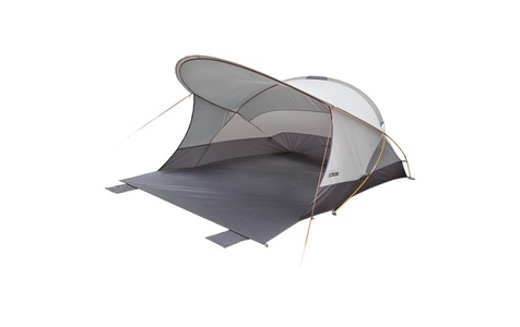 HIGH PEAK, High Peak Strandmuschel »Cordoba 80« (mit Transporttasche), High Peak Strandzelt Cordoba 80, Aluminium-Darkgrey