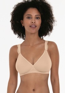 Rosa Faia, Rosa Faia Soft-BH »Selma«, (1 tlg.), Spacer-Schale, ohne Bügel, atmungsaktiv, schlicht, bequem, SELMA BH ohne Bügel, gefüttert in beige