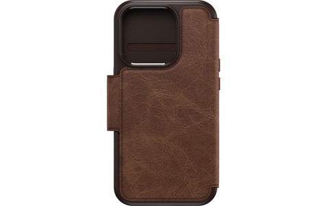 OTTERBOX, OtterBox Strada iPhone 15 Pro Braun Smartphone Hülle, Otterbox Book Cover Strada iPhone 15 Pro Braun