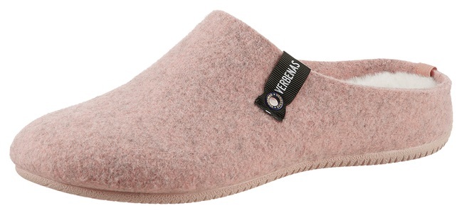 VERBENAS, VERBENAS Pantoffel »York Fieltro«, mit Warmfutter-Innensohle, VERBENAS Pantoffel »York Fieltro«, Hausschuh, Homeslipper, Clog mit Warmfutter-Innensohle