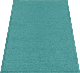 Paco Home Teppich »Tatami 475«, rechteckig, Kurzflor, Uni-Farben, mit Memory Foam, waschbar