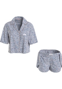 Tommy Hilfiger Underwear, Tommy Hilfiger Underwear Shorty »SHORT SLEEVE PJ SET SHIRT PRINT«, (Set, 2 tlg.), mit Tommy Hilfiger Markenlabel, 