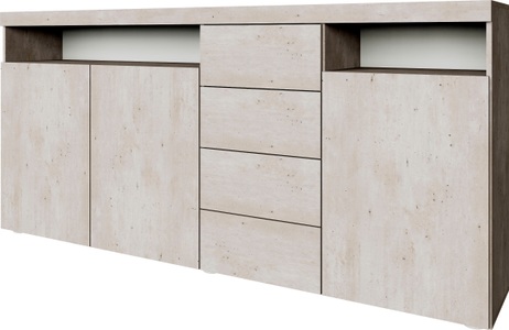 borchardt Möbel, borchardt Möbel Highboard »Kapstadt«, Breite 200 cm, 