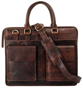 CLUTY, Cluty Aktentasche, (1 tlg.), echt Leder, Cluty Aktentasche, echt Leder