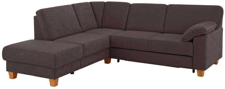 HOME AFFAIRE, Home affaire Ecksofa »Belfort«, mit Federkern, wahlweise mit Bettfunktion und Stauraum