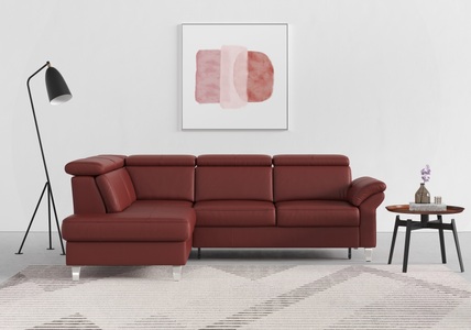 sit&more Ecksofa, inklusive Kopfteilverstellung und Federkern