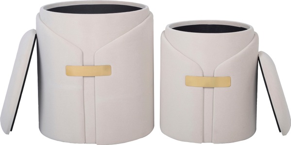 Kayoom Polsterhocker »Hocker Forcet 125« 2er-Set, mit Stauraum, dekorativ