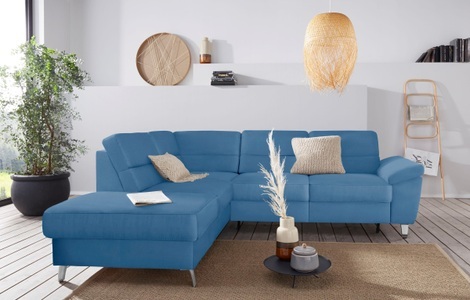 SIT&MORE, sit&more Ecksofa, sit&more Ecksofa »Sorano L-Form«, wahlweise mit Bettfunktion und Bettkasten