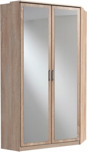 Wimex, Wimex Eckkleiderschrank »Click«, Wimex Eckkleiderschrank »Click«, mit 2 Spiegeltüren
