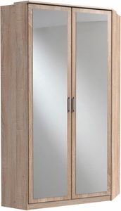 Wimex, Wimex Eckkleiderschrank »Click«, Wimex Eckkleiderschrank »Click«, mit 2 Spiegeltüren