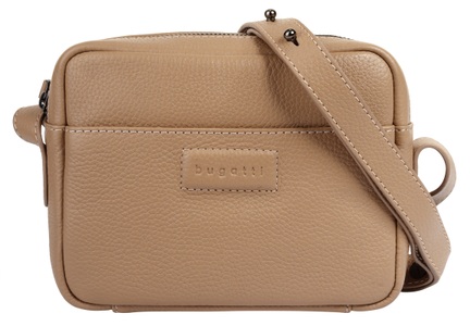 Bugatti, bugatti Umhängetasche »ELSA«, echt Leder, Elsa Schultertasche XS Sand