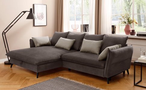 Home affaire Ecksofa »Tirano«, wahlweise mit Bettfunktion und Bettkasten