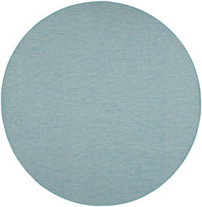 Nourison, Nourison Teppich »Positano«, rund, 5 mm Höhe, In- und Outdoor geeignet, Wohnzimmer, 