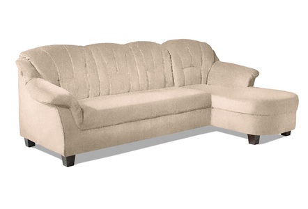 HOME AFFAIRE, Home affaire Ecksofa »Budapest«, wahlweise mit Bettfunktion, mit Recamiere oder Ottomane, 