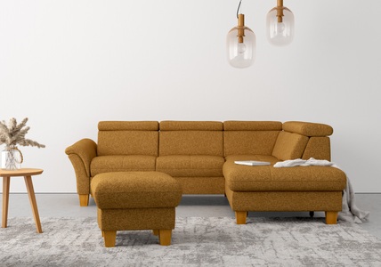 HOME AFFAIRE, Home affaire Ecksofa »Lindgren«, wahlweise mit TV-Funktion, Stauraum und Kopfteilverstellung, Home affaire Ecksofa »Lindgren L-Form«, wahlweise mit TV-Funktion, Stauraum und Kopfteilverstellung