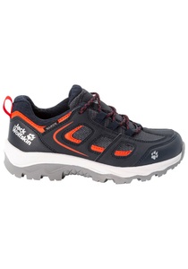 Jack Wolfskin, Jack Wolfskin Wasserdichte Wanderschuhe Kinder Vojo Texapore Low Kids 30 blau night blue / red, 