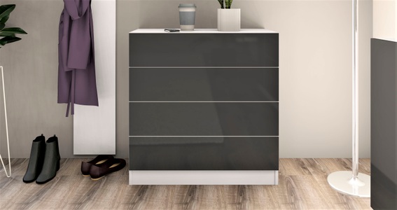 borchardt Möbel, borchardt Möbel Kommode »Vaasa«, Breite 76 cm, borchardt Möbel Kommode »Vaasa«, Breite 76 cm