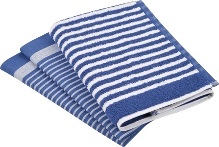 Ross, ROSS Geschirrtuch »Exclusiv«, (Set, 3 tlg.), 1x Küchen-Frottiertuch 50x50 cm Streifen und 2x Geschirrtücher 50x70 cm, ROSS Geschirrtuch »Exclusiv«, (Set, 3 tlg.), 1x Küchen-Frottiertuch 50x50 cm Streifen u. 2x Geschirrtücher 50x70 cm