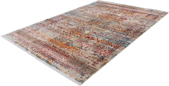 Obsession Teppich »My Inca 356«, rechteckig, Kurzflor, modernes Design, mit Fransen