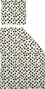 Adam Bettwäsche »Leinenbettwäsche Dots«, (2 tlg.), nachhaltig aus Bio-Baumwolle