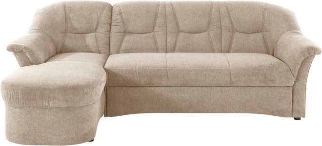 DOMO collection Ecksofa »Sarafina«, wahlweise mit Bettfunktion, optional mit Federkern
