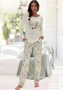 Lascana, LASCANA Pyjama Set, 2 tlg. mit schönem Blumenmuster