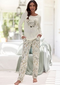 Lascana, LASCANA Pyjama Set, 2 tlg. mit schönem Blumenmuster